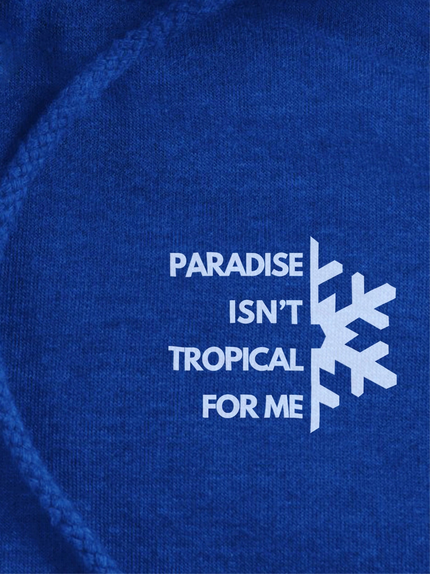 Paradise isn't tropical - Premium Unisex Pullover Hoodie